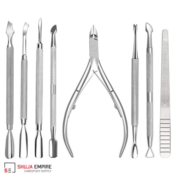 Pieces Cuticle Nippers and Ingrown Nail Kit Cuticle Pusher