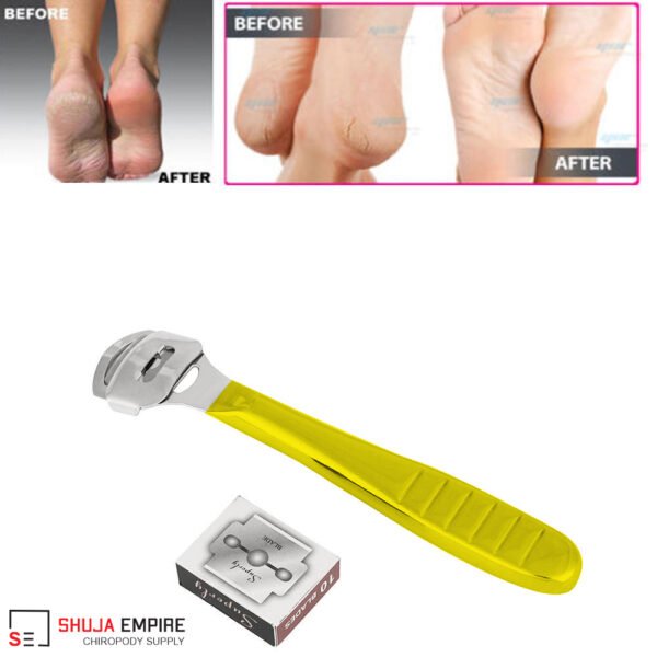 Pedicure Knife blade Set Stainless Steel Silver Foot Care Callus Remover