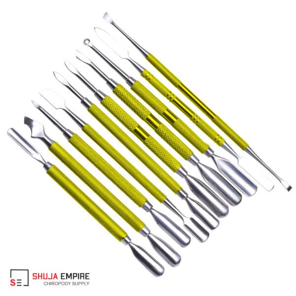 Cuticle Pusher Dual Sided - Sharp Edge Spoon Shaped Double Ended Cuticle Pusher Remover Cleaner Surgical Medical Grade Stainless Steel Manicure