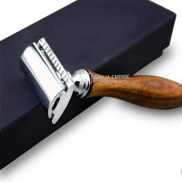 Wooden Handle Safety Clean & Head Shave