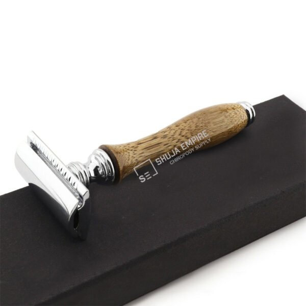 SUSTAINABLE SAFETY RAZOR - WOODEN HANDLE