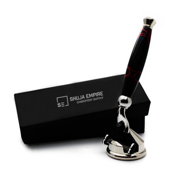 3 Edge Shaving Razor - Red and Black Design Handle